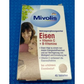 DM-040 EISEN+ vitamin C +B  40 табл