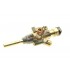Кран газовый 30/100 плиты Indesit (482000027142) (C00064091)