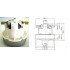 Мотор пылесоса Philips HWX-CG53