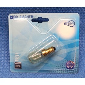 Лампочка Dr. Fischer для духовки Ariston Indesit C00076978 E14 25 Вт 230 В 25х56 мм
