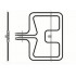 Тэн верхний (гриль) 2700W для духовки Electrolux 3570797047